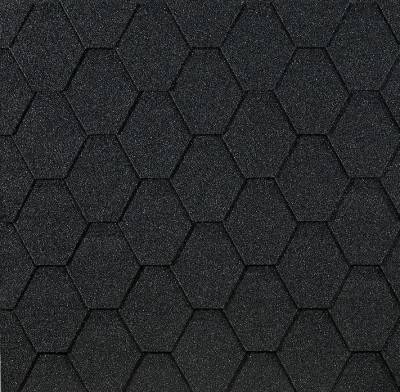 Гибкая черепица EURASIA Docke, Коллекция ШЕСТИГРАННИК Серый