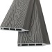 Заборная панель шип-паз EasyDecking Wood-Х 146х20 Серый купить в Петрозаводске