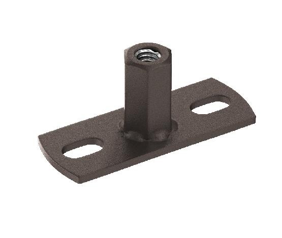 Водосток Aquasistem, Система 150/100 - Держатель для хомута под метиза RR 32 Тёмно-коричневый matt купить в Петрозаводске