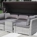 Диван-Трансформер AFINA плетеный из иск. ротанга AFM-320G Grey купить в Петрозаводске