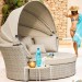 Диван-Трансформер AFINA плетеный из иск. ротанга AFM-325 Beige купить в Петрозаводске