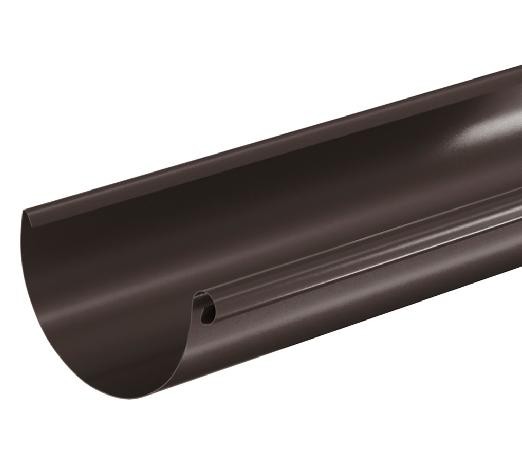 Водосток Aquasistem, система 125x90 - Водосточный желоб 3.00м RR 32 Тёмно Коричневый купить в Петрозаводске