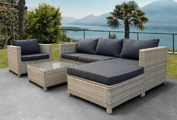 Комплект мебели AFINA плетеной из иск. ротанга YR821G Grey/Grey купить в Петрозаводске