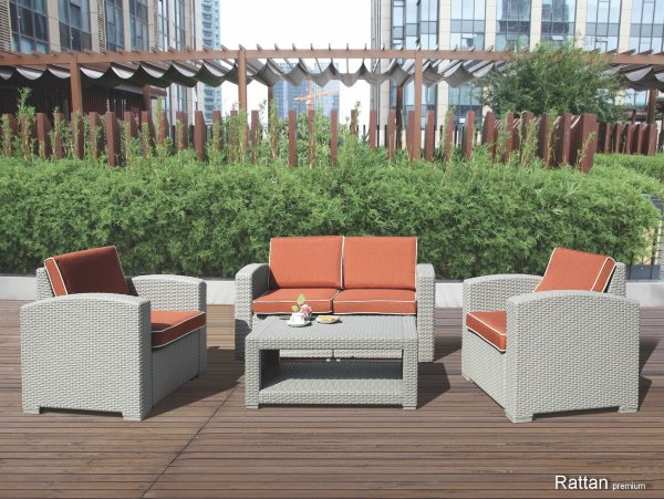 Уличные диваны и кресла коллекции Rattan Premium 4 купить в Петрозаводске
