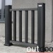 Ограждение из ДПК Outdoor Классик 3D STORM чёрный купить в Петрозаводске