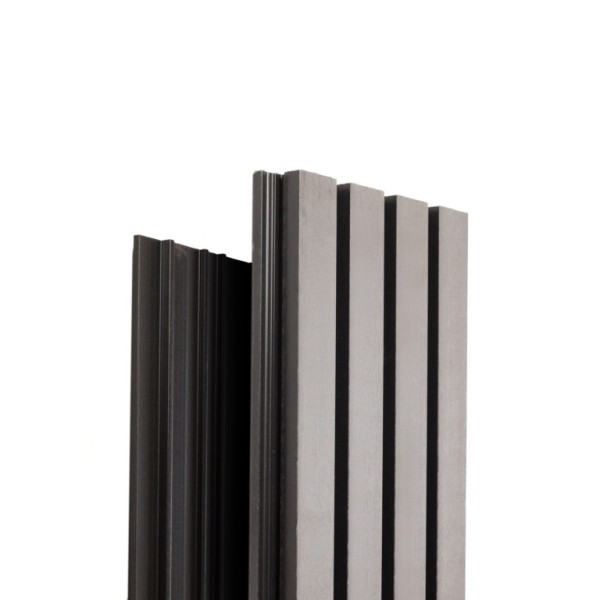 Фасадная доска Ecodecking Техно реечная 200х26х3000 Серый купить в Петрозаводске