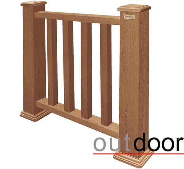 Ограждение из ДПК Outdoor Классик 3D STORM дуб купить в Петрозаводске