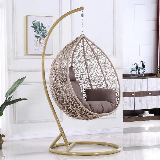 Кресло Подвесное из искусственного ротанга AFM-169A-LB Beige купить в Петрозаводске