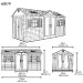 Сарай пластиковый LifeTime 15x8 DD купить в Петрозаводске