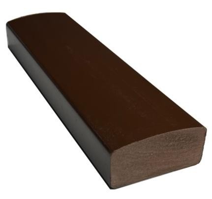 Лавочный брус Ecodecking Некст полнотелый глянцевый 70х35 шоколад купить в Петрозаводске