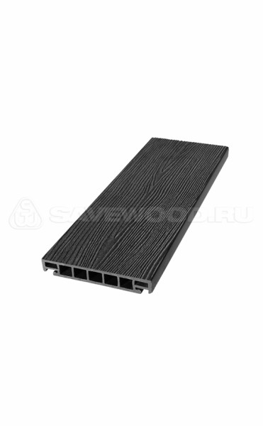 Террасная доска из ДПК SW Salix (S) (R) черный купить в Петрозаводске